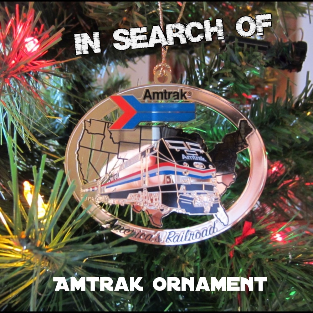 ISO Amtrak Train Christmas Ornament